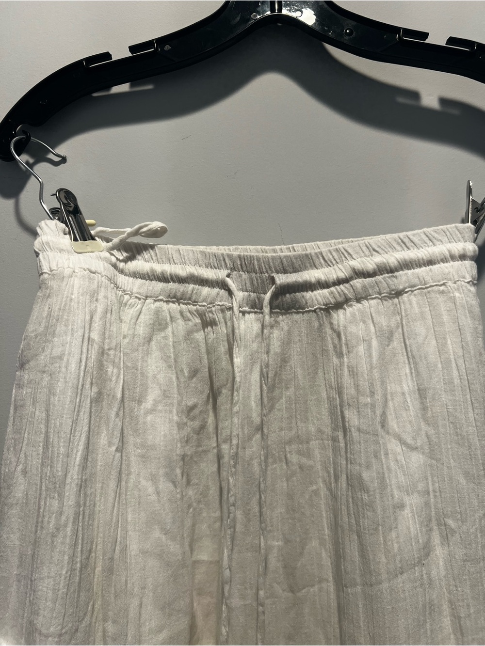 White Tiered Maxi Skirt - Lightweight - Picture 2 of 5